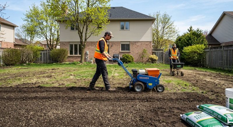 Residential Lawn Seeding Service